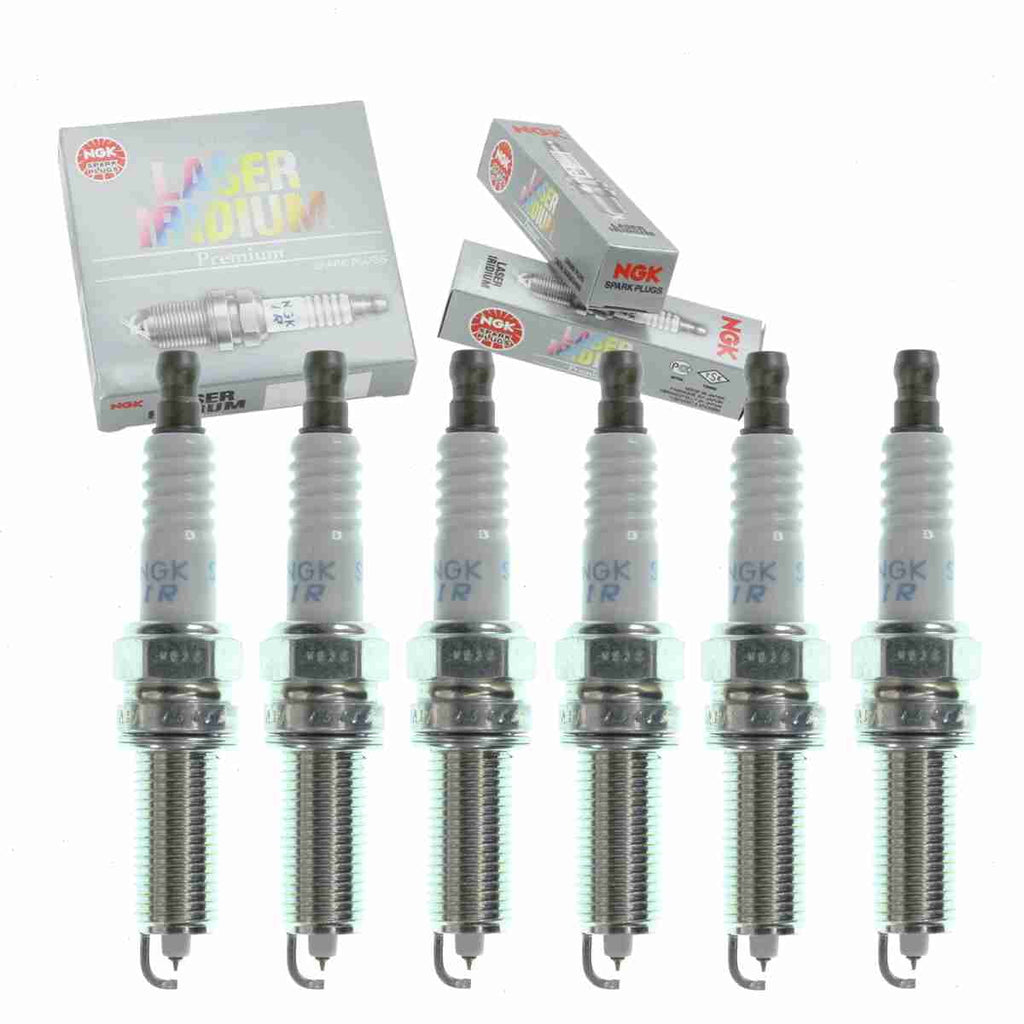 6 pc NGK Laser Iridium Spark Plugs appropriate with Hyundai Genesis Coupe 3.8L V6 2010-2016