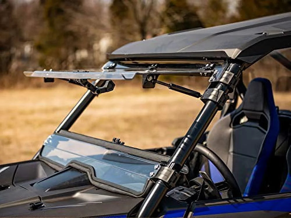 SuperATV Heavy Duty Scratch protected Flip 3|in|1 Windshield for Honda Talon 1000 (2019+) | Hard Coated for Extreme Durability | Designed for Year|Round Riding|FWS-H-TAL-70