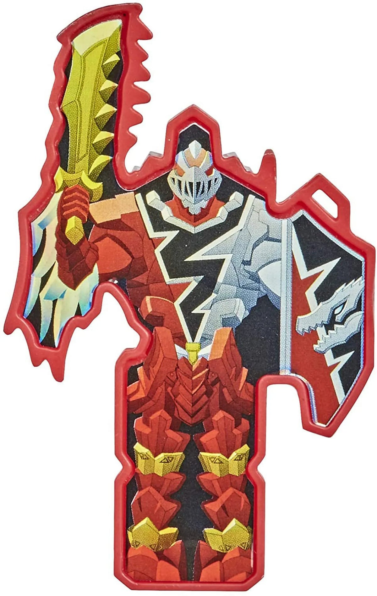 Power Rangers Dino Fury Red Ranger 6-Inch Action Figure Toy Inspired by TV Show with Dino Fury Key and Dino-Themed Accessory for Ages 4 and Up
