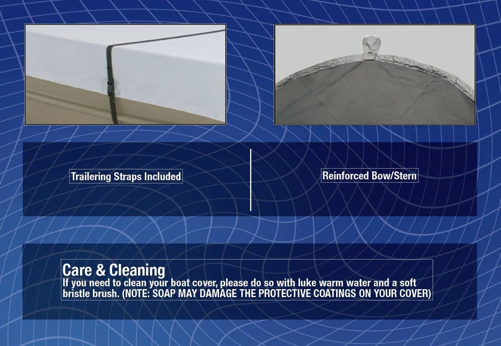 Goodsmann Jon craft Covers Silvery Gray moisture immune Trailerable 9921-0152-21( A, 12' L, 56"W )