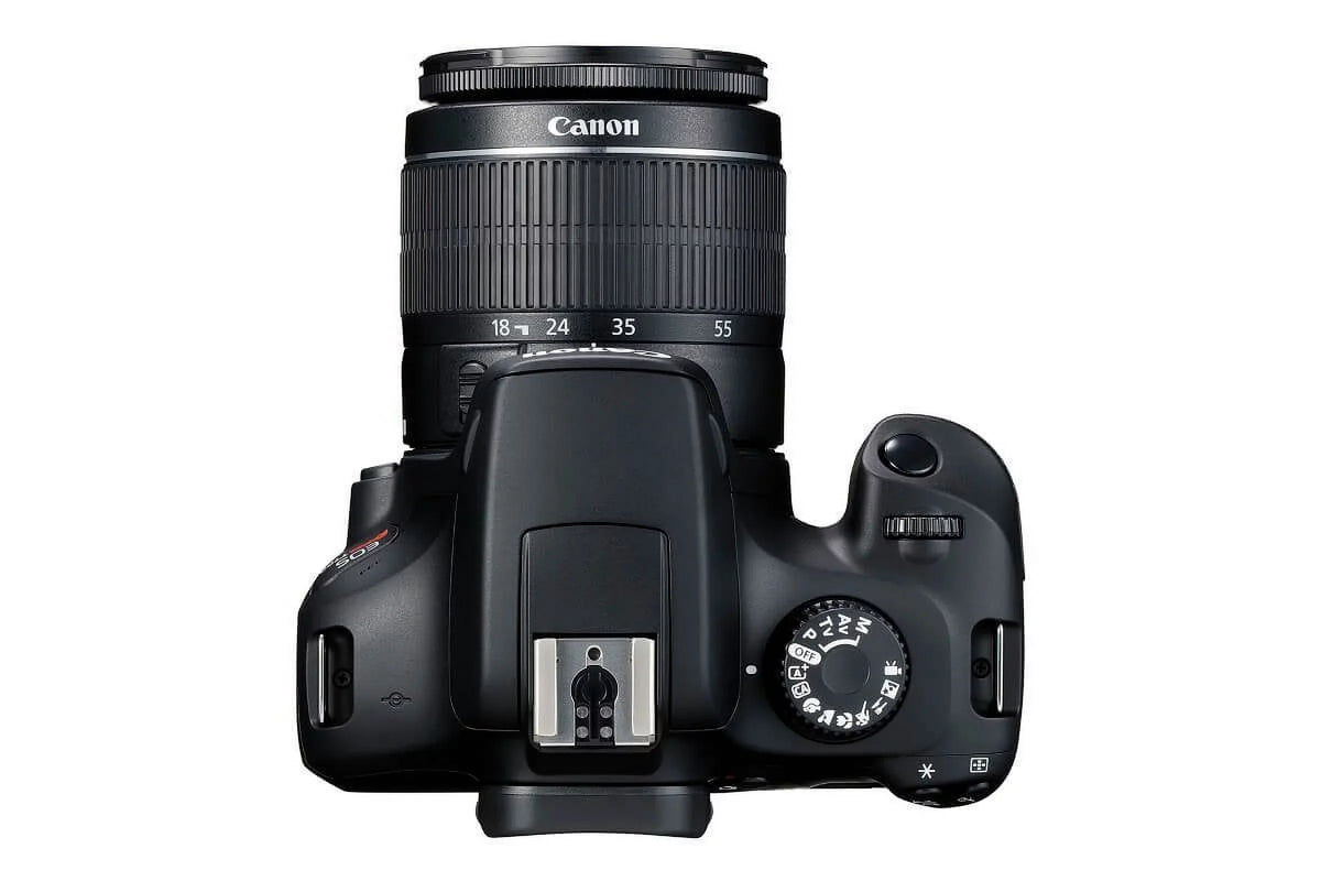 EOS Rebel T100/4000D DSLR Camera with 18-55mm f/3.5-5.6 DC III Lens