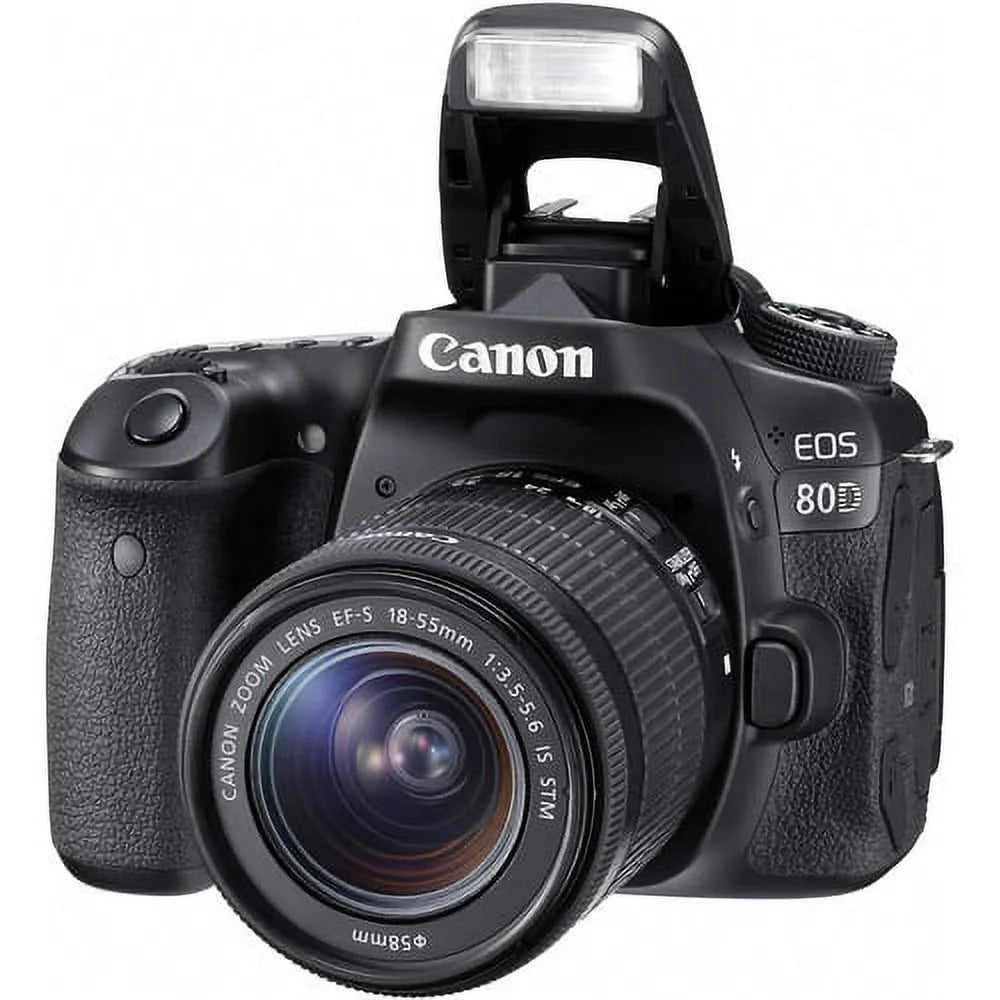 EOS 80D DSLR Camera with 18-55mm Lens + 16GB Expo Essentials Kit