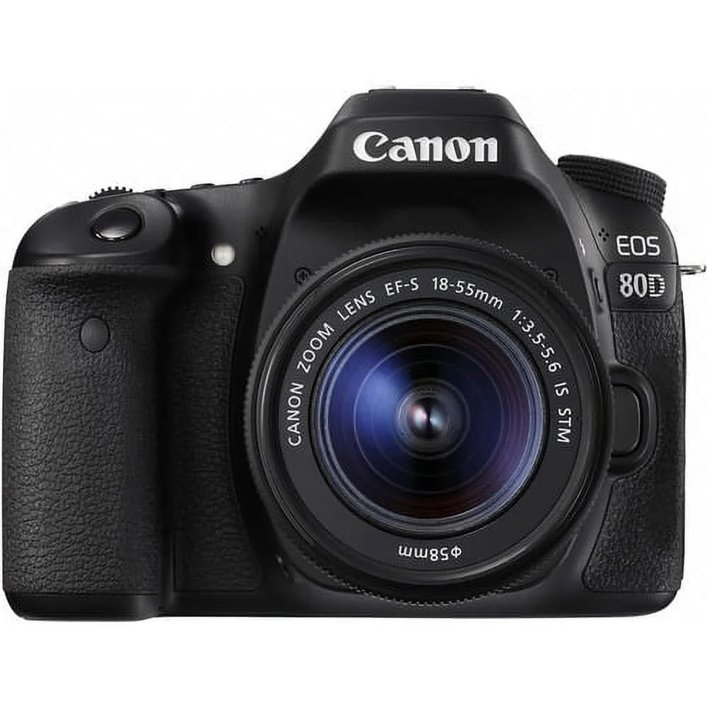 EOS 80D DSLR Camera with 18-55mm Lens + 16GB Expo Essentials Kit