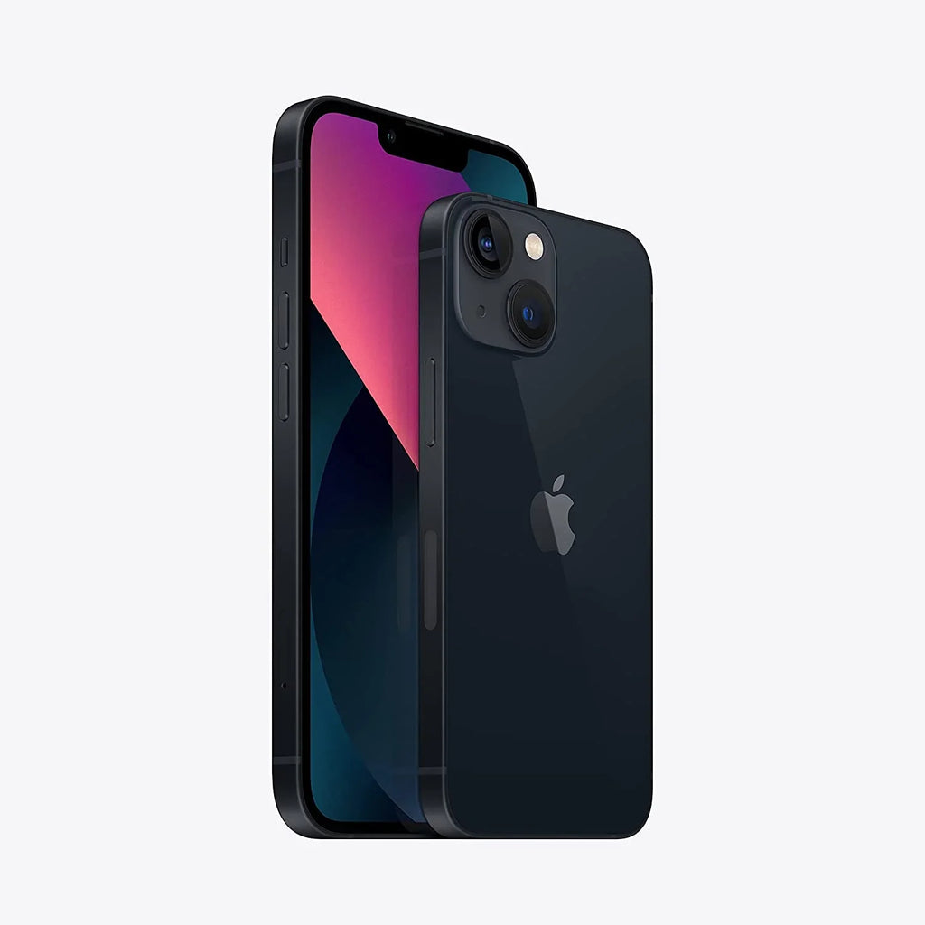Pre-Owned  iPhone 13 Mini A2481 (Fully Unlocked) 128GB Midnight (Grade C) w/ Pre-Installed Tempered Glass